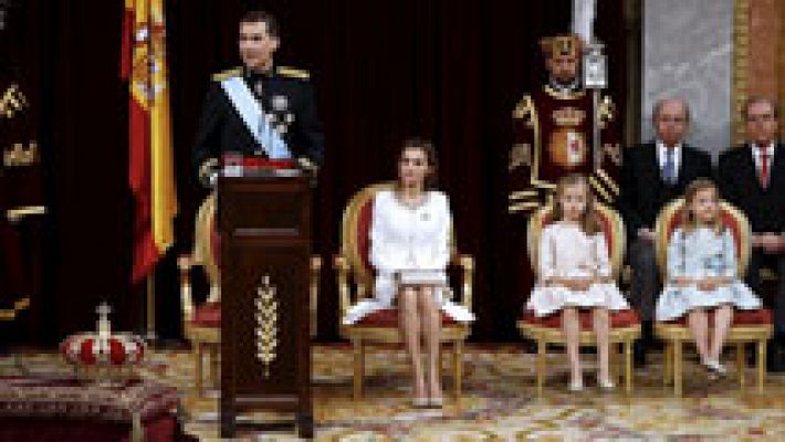 Telediario 1 - Felipe VI cumple un año en el trono