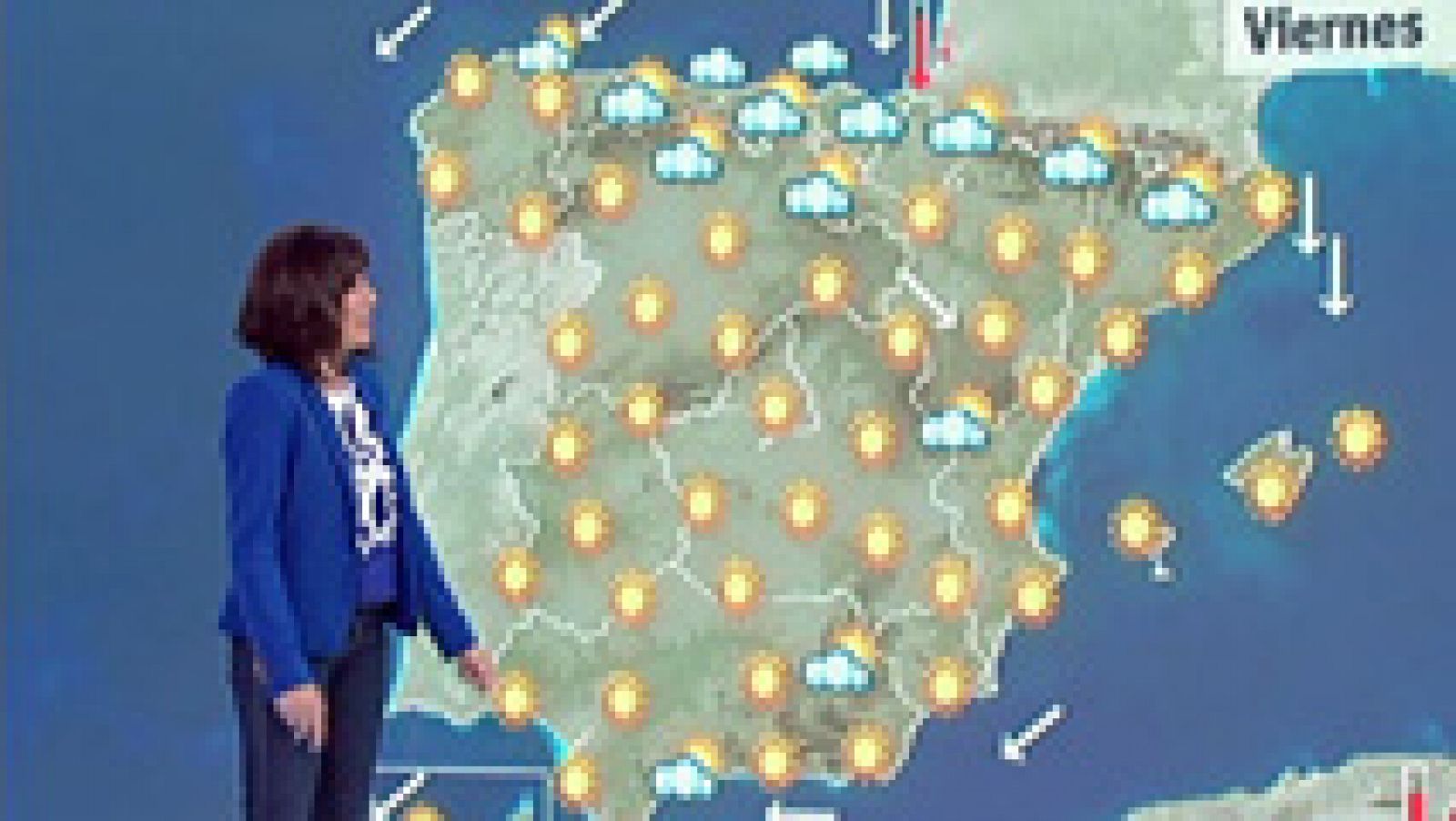 El tiempo: Viento fuerte en el litoral de Galicia, Ampurdán y Estrecho | RTVE Play