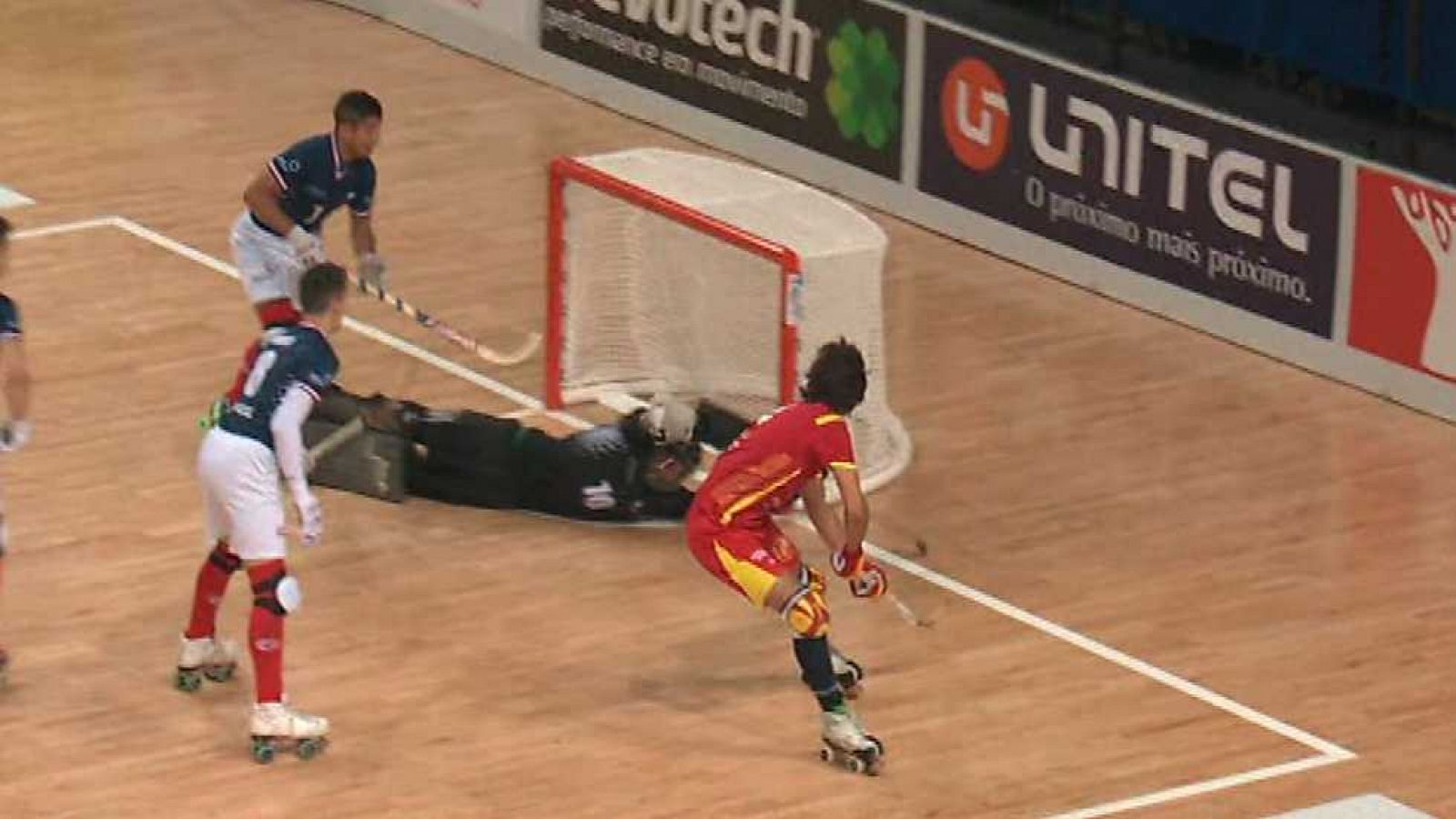 Hockey sobre patines - Campeonato del Mundo. Francia - España