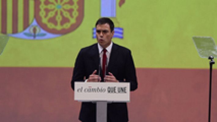 Pedro Sánchez promete un "cambio desde la moderación"