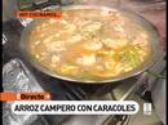 Arroz campero con caracoles