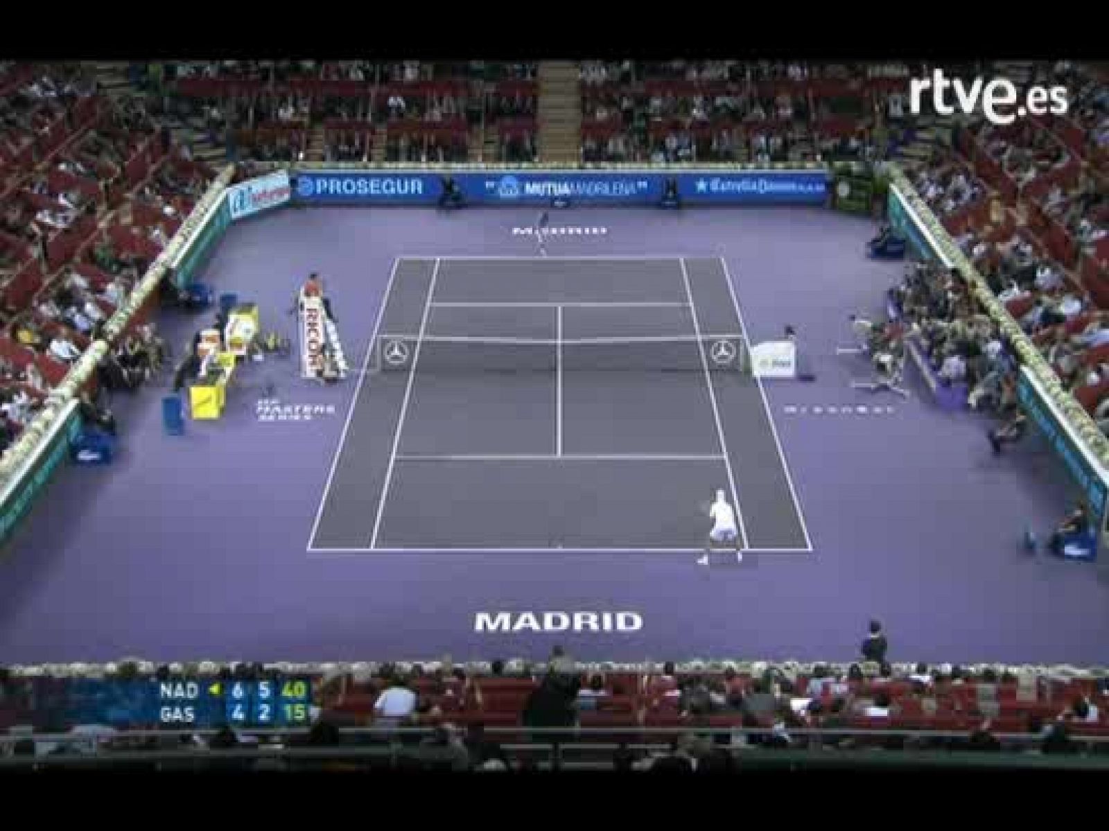 Nadal vence a Gasquet por 6-4 y 6-2