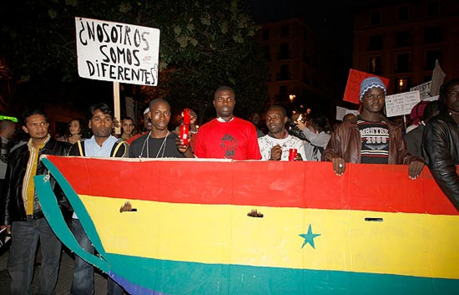 Manifestación para pedir papeles para todos