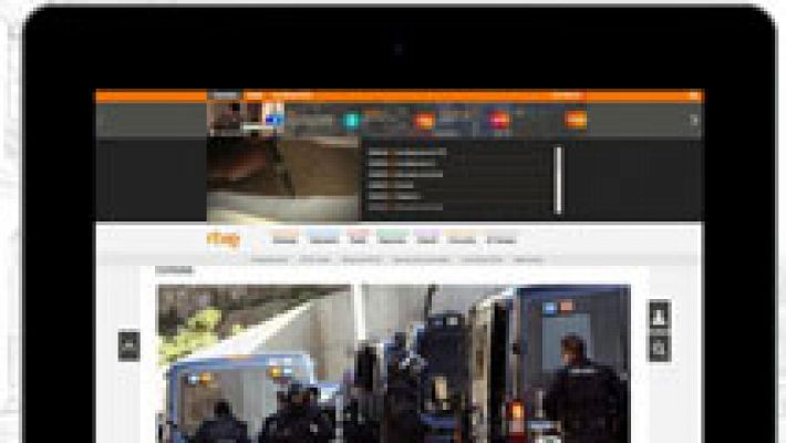 Telediario 1 - Nueva imagen de la Web de RTVE