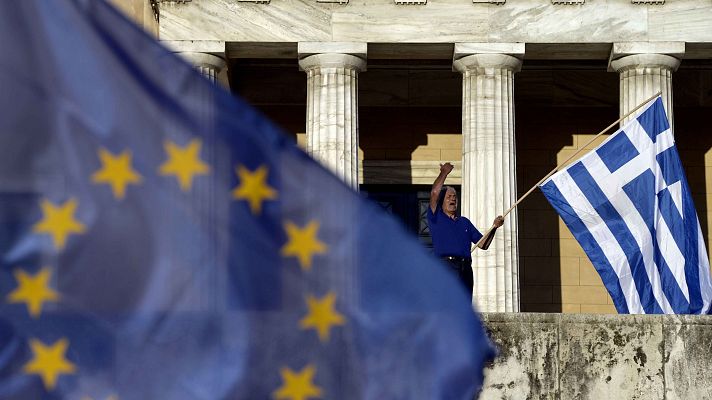 Telediario 1 - El Eurogrupo trata de cerrar un acuerdo tras los avances en las negociaciones con Grecia