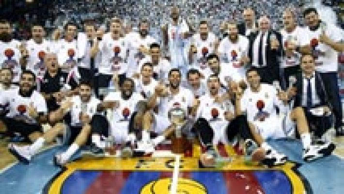 Telediario 1 - El Madrid se lleva la Liga Endesa en casa del Barcelona (85-90)