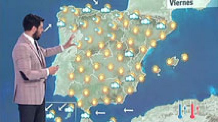 Mucho calor en el valle del Ebro, meseta sur y suroeste