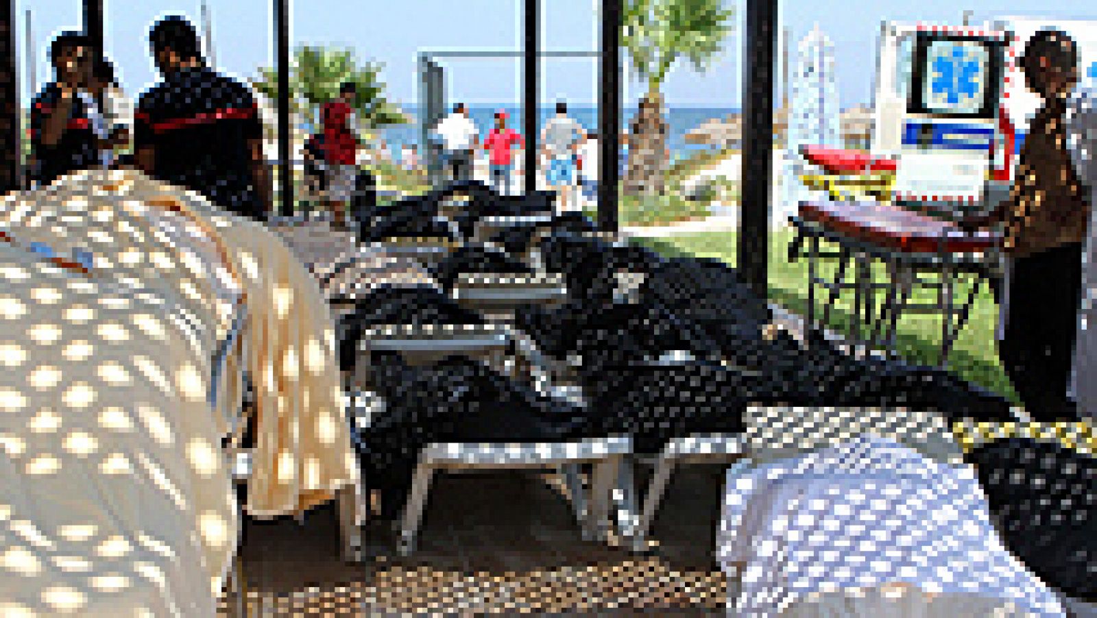 Telediario 1: Al menos 37 muertos en un atentado contra un hotel español en una playa de Túnez | RTVE Play