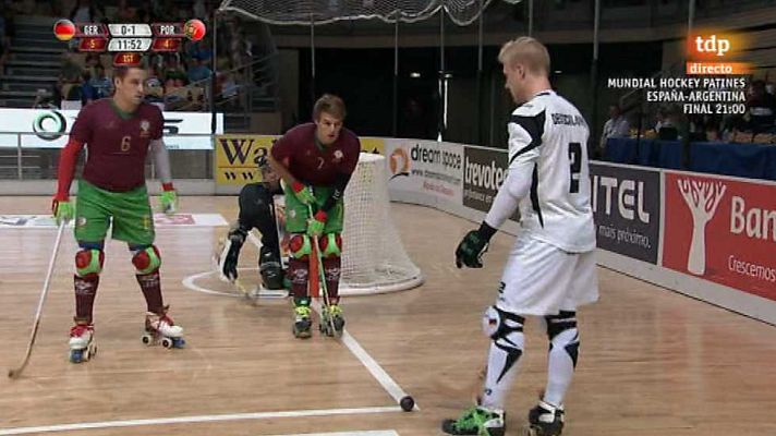 Hockey sobre patines - Campeonato del Mundo. Tercer y cuarto puesto: Alemania-Portu