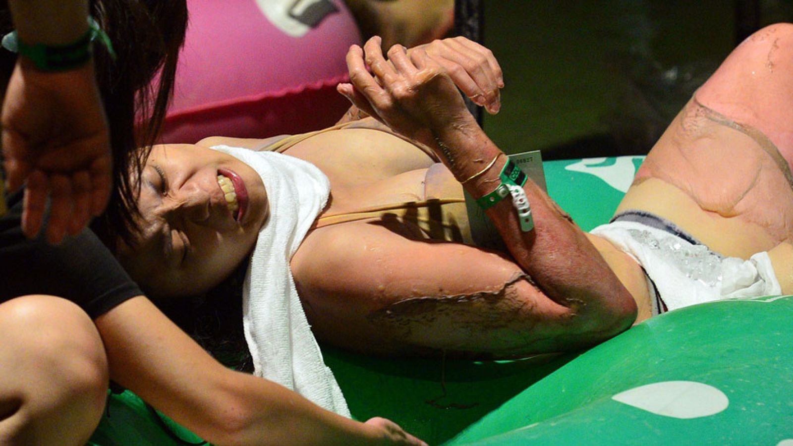 Más de 500 heridos en una fiesta en un parque acuático en Taiwán