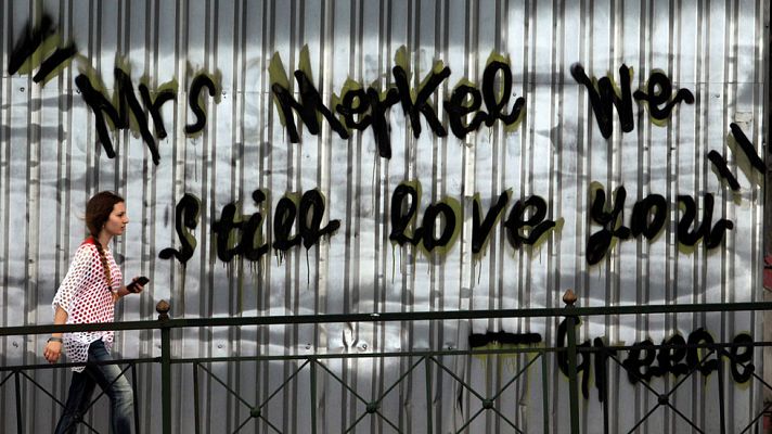 Telediario 1 - Incertidumbre en las calles de Grecia