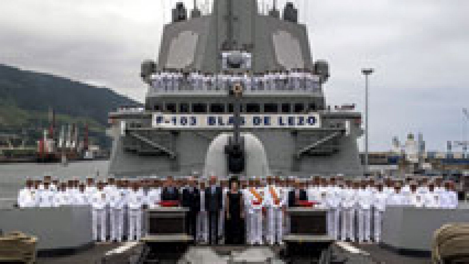 Telediario 1: La fragata Blas de Lezo recibe la Bandera de Combate | RTVE Play