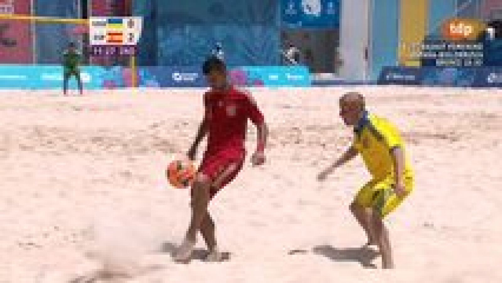 Sin programa: Fútbol playa: Ucrania - España | RTVE Play