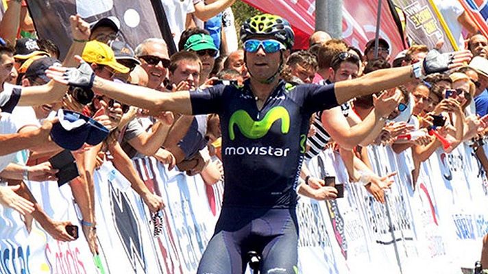 Telediario 1 - Valverde,  campeón de España en ruta
