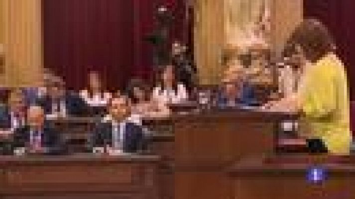 Informatiu Balear - Primera sessió d'investidura de Francina Armengol