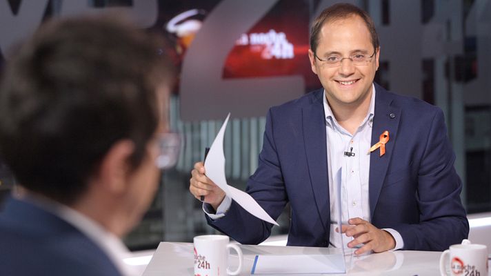 La noche en 24h - César Luena (PSOE): "El PP siempre ha tenido un problema de adaptación a la realidad que vive"