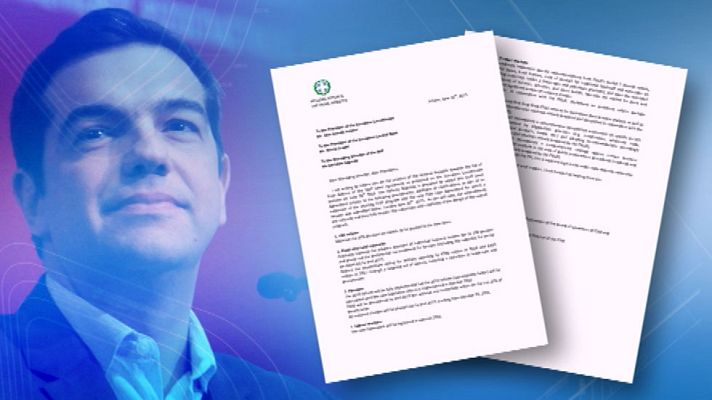 Telediario 1 - Tsipras acepta el acuerdo de la Troika