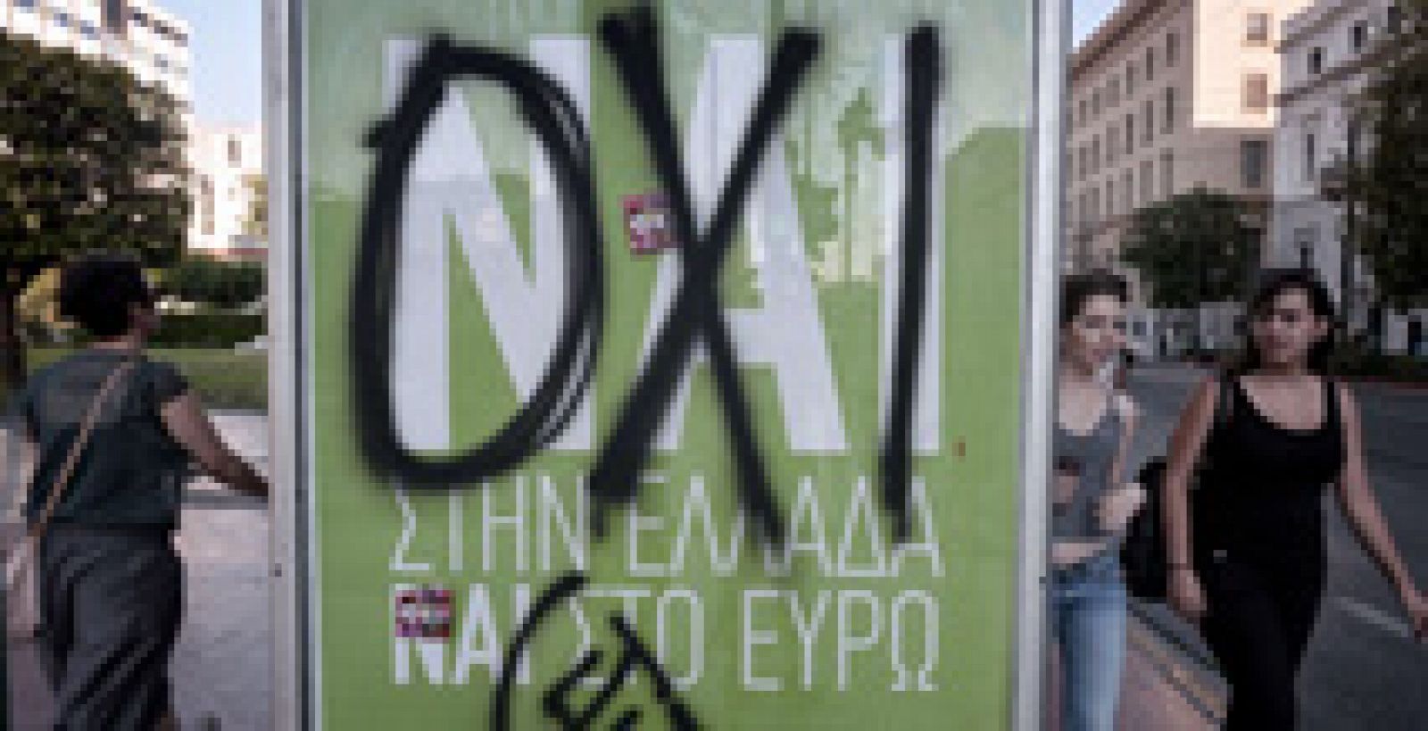 Telediario 1: Las dudas marcan el referéndum griego por la legalidad de la convocatoria, su resultado y sus consecuencias  | RTVE Play