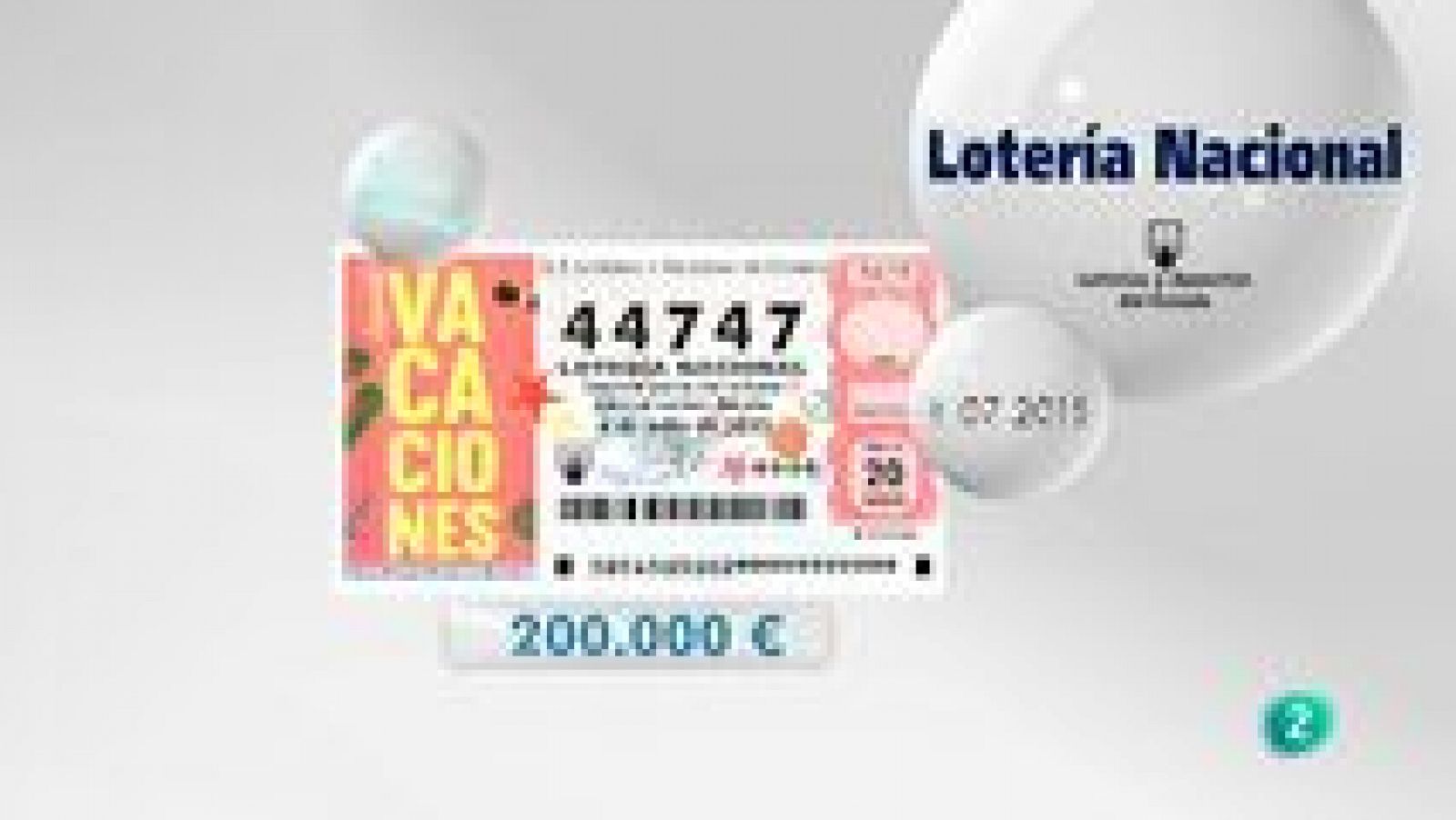Loterías: Lotería viajera - 04/07/15 | RTVE Play