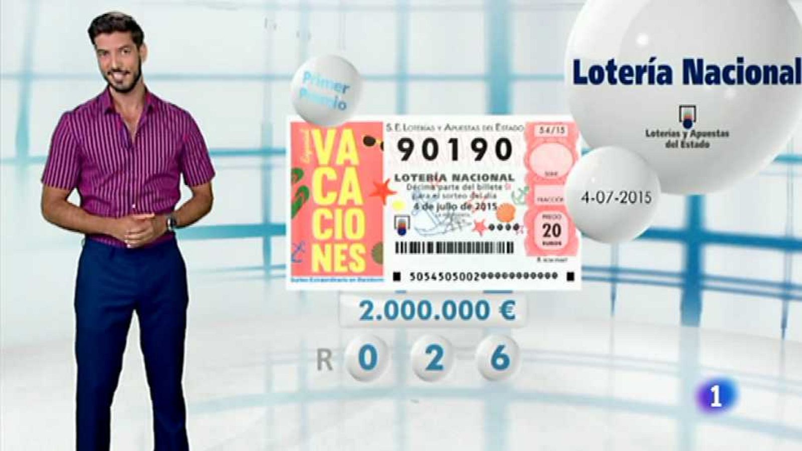 Lotería Nacional - 04/07/15 - Ver ahora