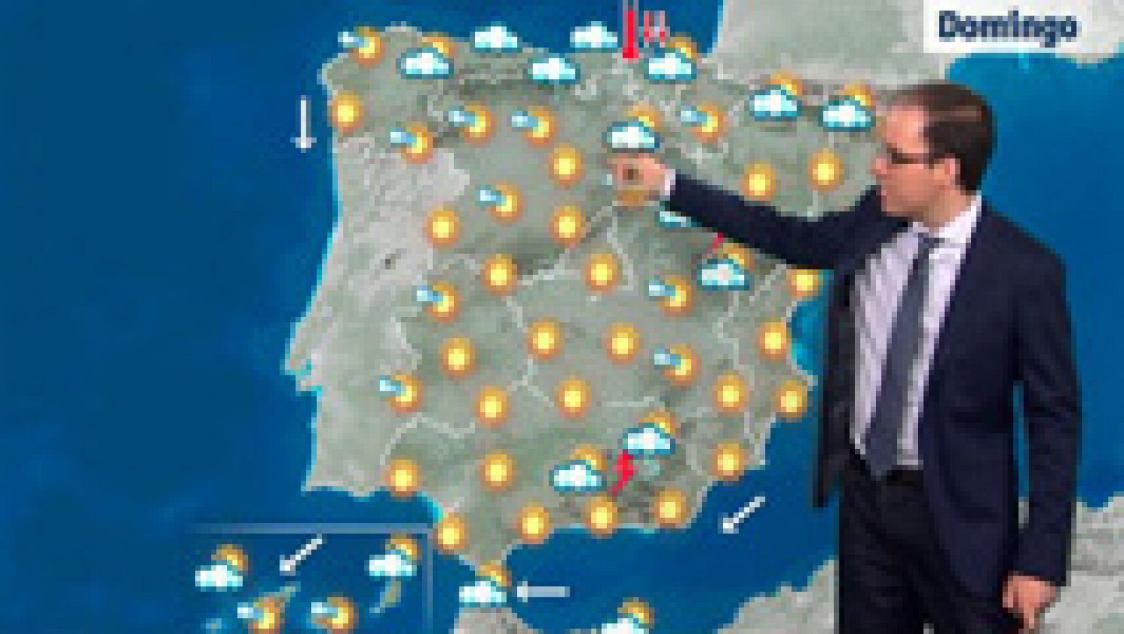 El tiempo: Continúan las altas temperaturas en el interior peninsular | RTVE Play