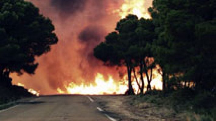 Incendio en Zaragoza