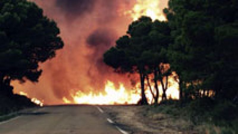 El incendio de Luna arrasa ya casi 8.000 hectáreas