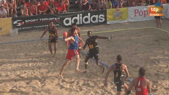 Balonmano Playa - Campeonato de Europa. Final masculina