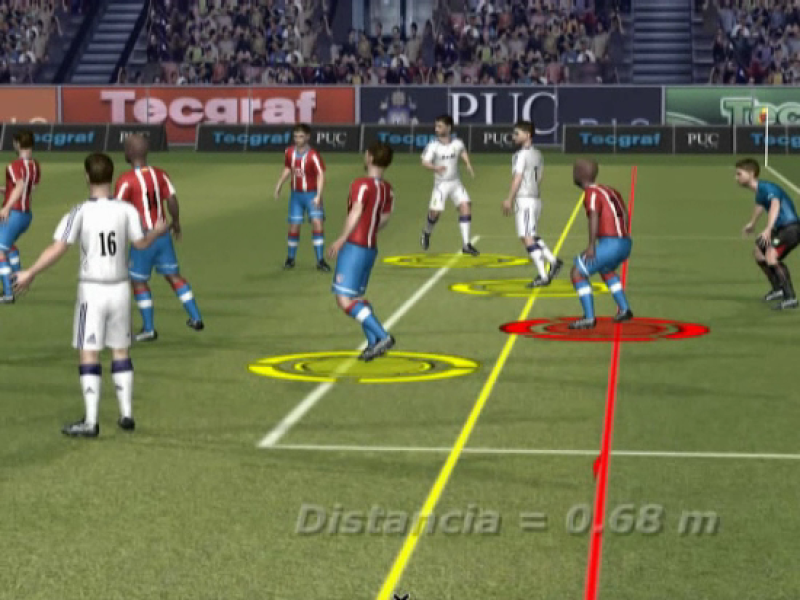 A Ruud Van Nistelrooy le anularon un gol completamente legal en el derbi entre el Real Madrid y Atlético de Madrid.