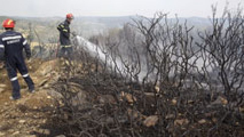 Estabilizado el incendio de las Cinco Villas, en Zaragoza, que ha arrasado 13.500 hectáreas