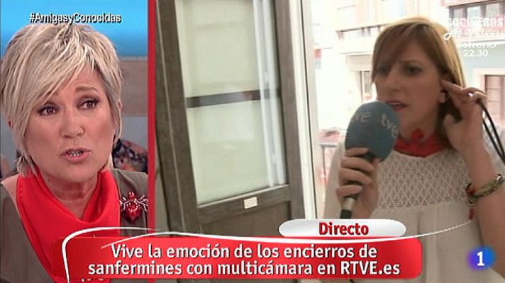 Amigas y conocidas - Así se ha vivido el primer encierro de San Fermines 2015