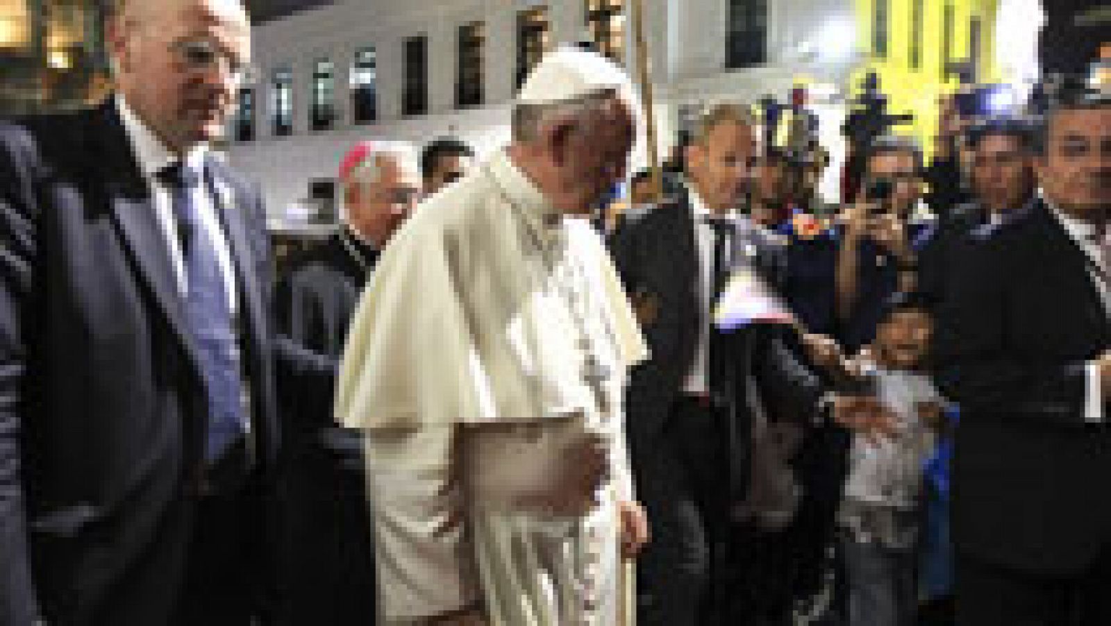 Telediario 1: El papa Francisco insta al pueblo ecuatoriano a que no haya diferencias ni excluidos | RTVE Play