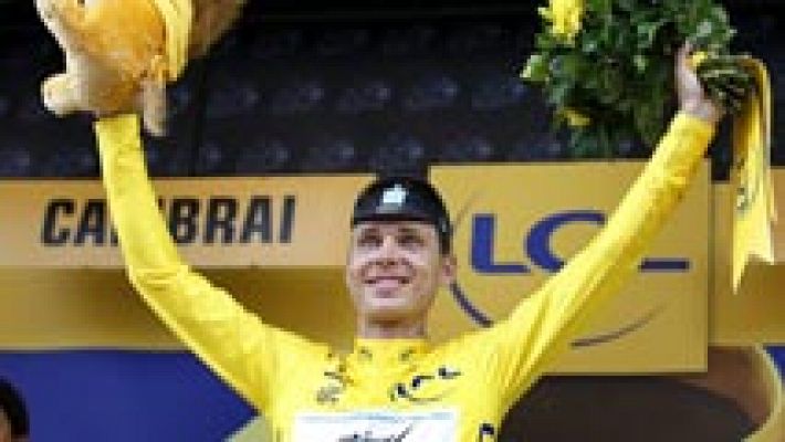 Telediario 1 - Tony Martin se impone en el pavés de la cuarta etapa del Tour