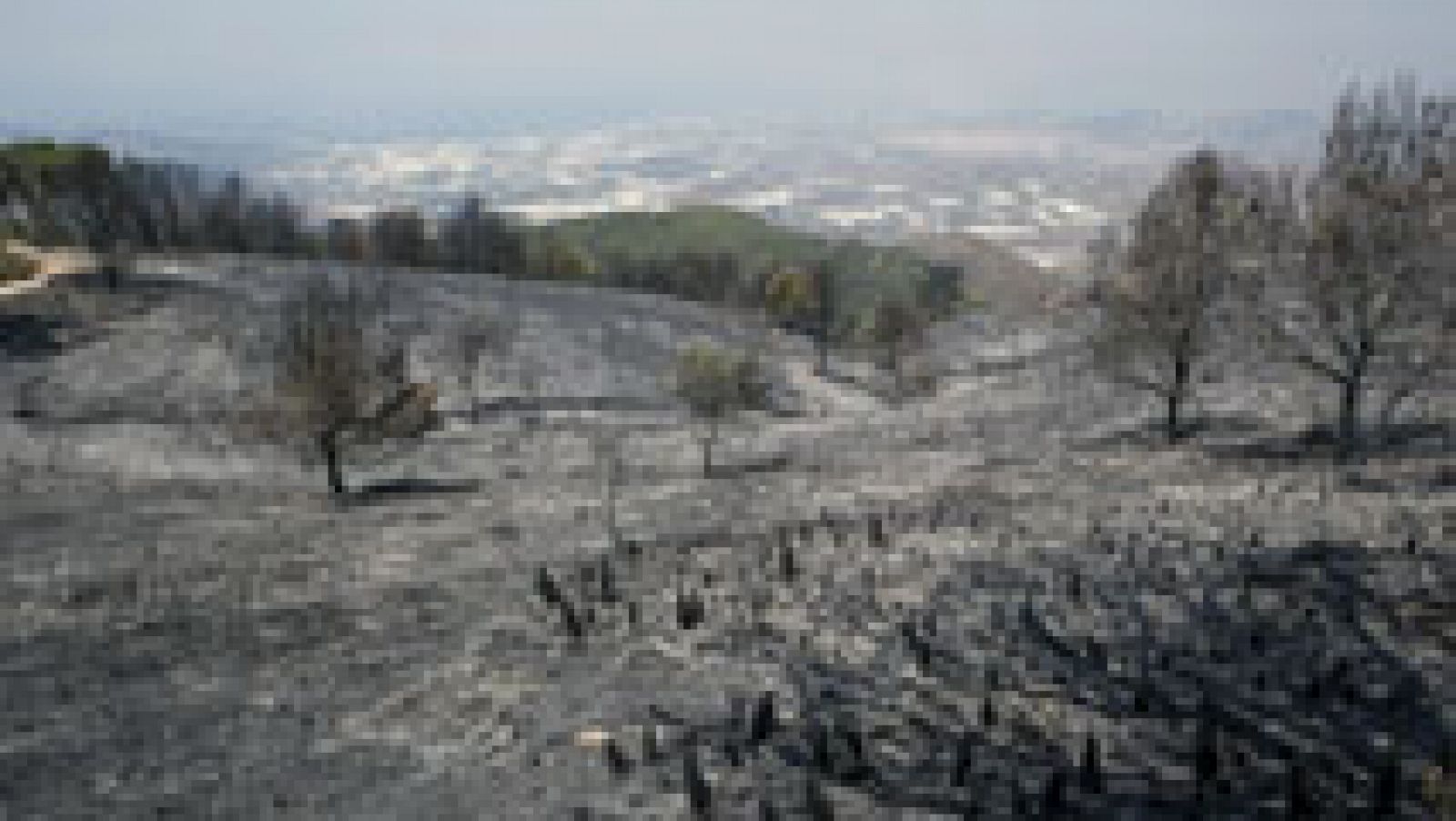 Vuelven a sus casas todos los vecinos evacuados por el incendio de Granada, que sigue activo