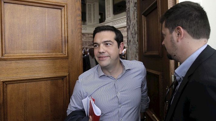 Telediario 1 - Horas decisivas para Grecia