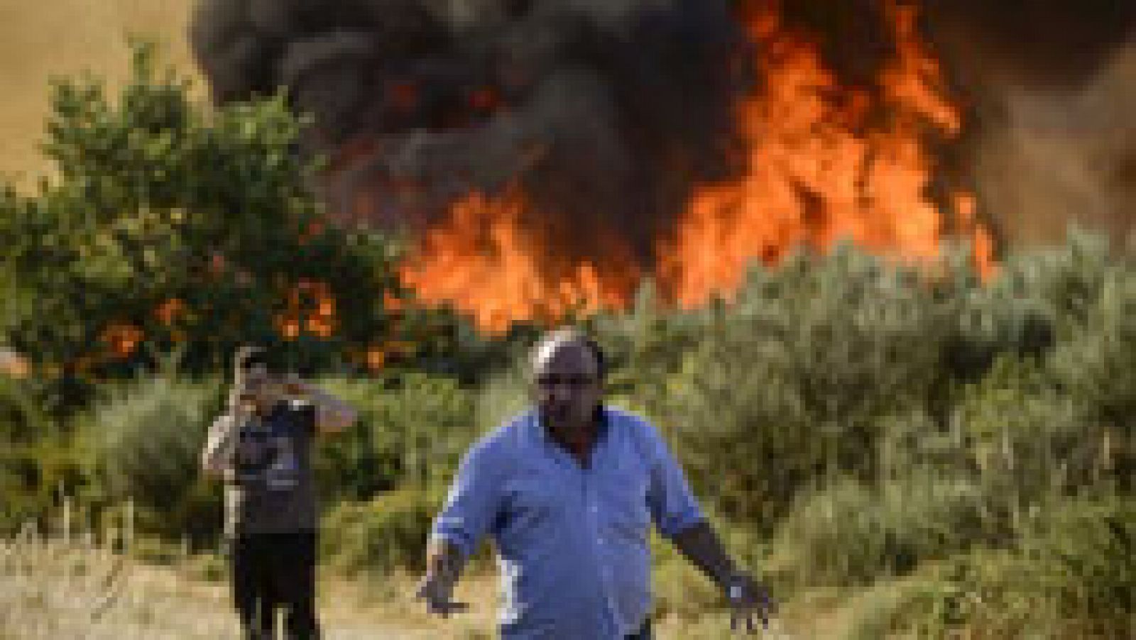 Telediario 1: El incendio de Quesada sigue sin control y ya ha calcinado 2.000 hectáreas | RTVE Play
