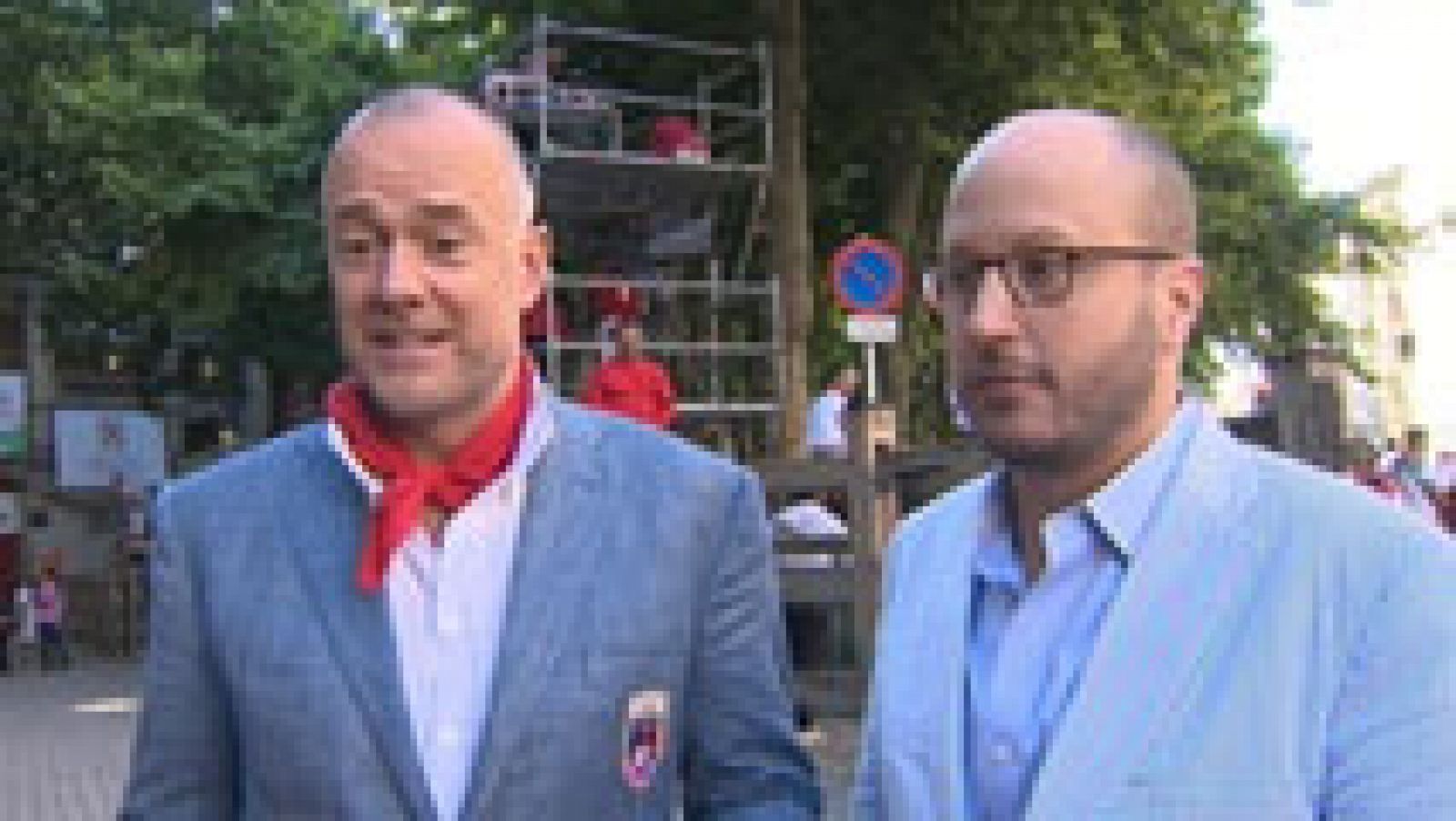 La NBC estadounidense envía un equipo para hacer desde pamplona un programa en directo