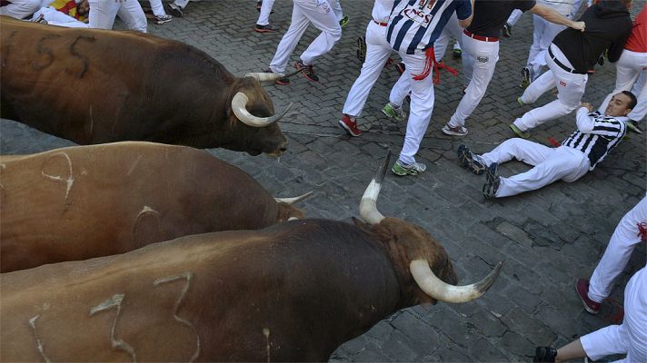 Telediario 1 - Así se cuenta San Fermín en EE.UU.