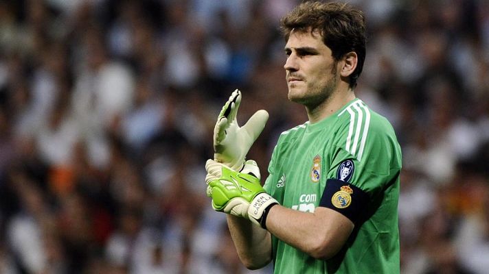 Telediario 1 - Casillas fue a Valdebebas pero no entrenó con el Madrid