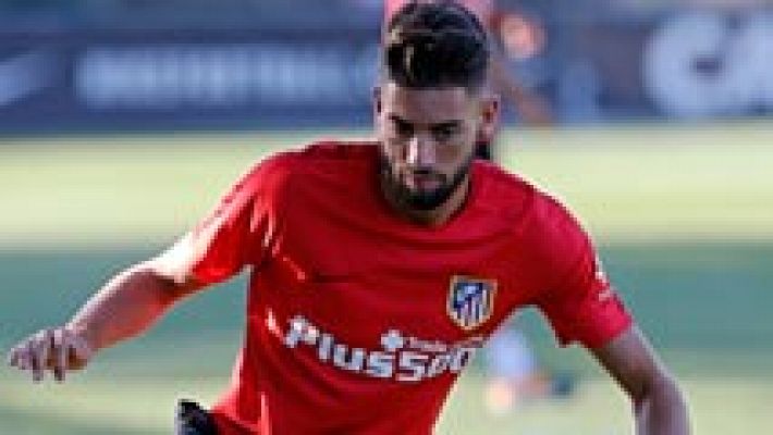 Telediario 1 - Yannick Carrasco completa su primer entrenamiento como jugador del Atlético de Madrid