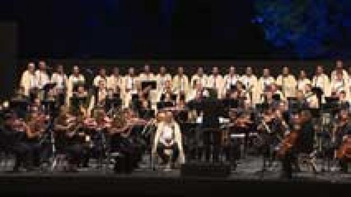 Telediario 1 - Los Sabandeños ofrecen un concierto en Madrid