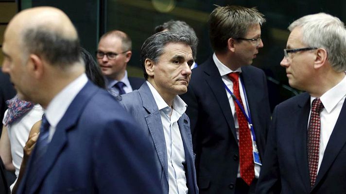 Telediario 1 - Falta de confianza en el Gobierno de Grecia