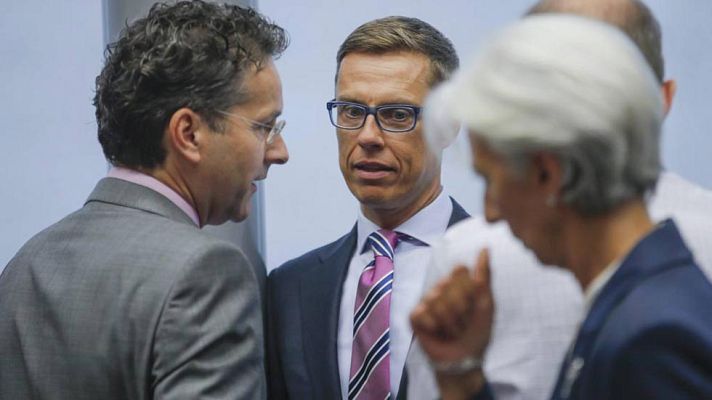 Telediario 1 - No hay acuerdo de momento en el Eurogrupo