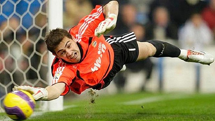 Telediario 1 - Las mejores paradas de Casillas en el Madrid