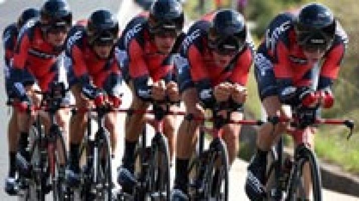 El BMC gana la crono por equipos, Froome conserva el liderato