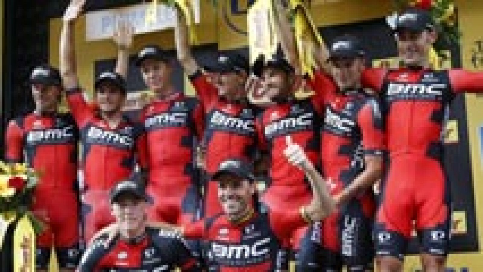 Telediario 1: El BMC gana la crono por equipos y Froome sigue líder | RTVE Play