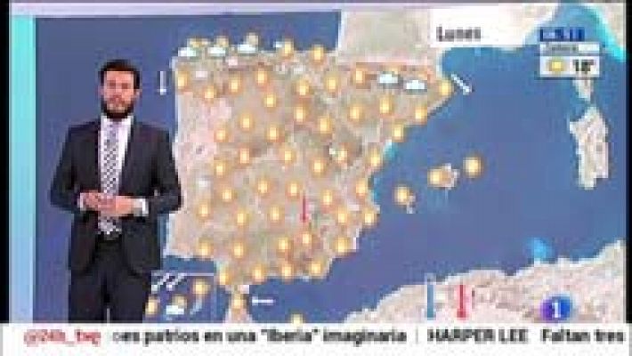 Temperaturas muy altas en casi toda la península