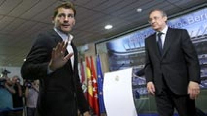Florentino Pérez asegura que Casillas se va "porque así lo desea"