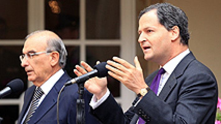 Telediario 1 - El Gobierno de Colombia y las FARC anuncian medidas de reducción de hostilidades