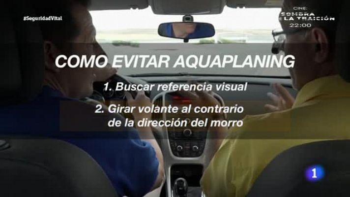 Aprendemos a conducir en caso de aquaplaning